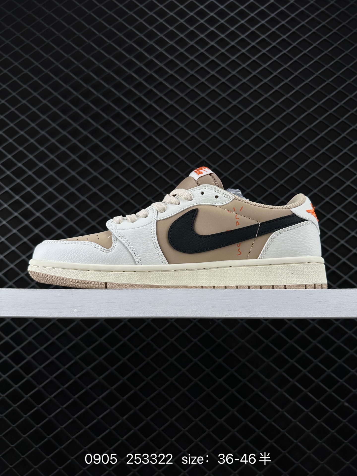fragment design x Travis Scott x Nike Air Jordan 1 Low OG SP”Black/Green Toe“